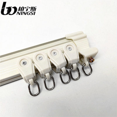 Giá tốt. Đường ray rèm cong màu trắng ngà cho cửa sổ Bay Đường ray rèm 6m có thể uốn cong trực tuyến