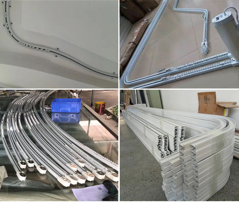 Giá tốt. Chiều dài 6m Độ dày 1,2mm Theo dõi rèm điều khiển từ xa Màu trắng trực tuyến