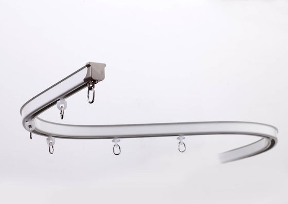 Giá tốt. S Fold Curtain Curtain Curtain có thể uốn cong Màu trắng và đen trực tuyến